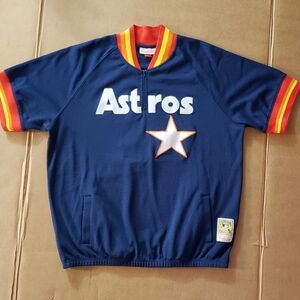 Jeff Bagwell Houston Astros Mitchell & Ness Batting Practice Mesh Jersey Large